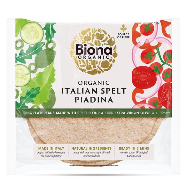 Biona Organic Italian Spelt Piadina Flatbread