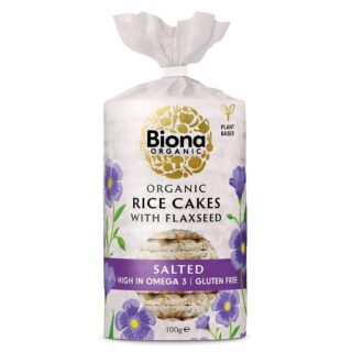 Biona Organic Rice Cake with Flaxseeds