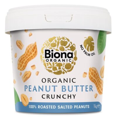 Biona Organic Peanut Butter Crunchy Salted