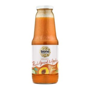 Biona Peach Apricot and Apple Juice 1000ml