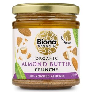 Biona Almond Butter - Crunchy Organic 170g