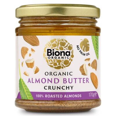Biona Almond Butter - Crunchy Organic
