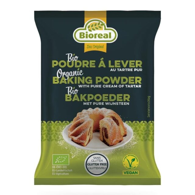 Bioreal Organic Baking Powder 3x15g (Gluten-Free)
