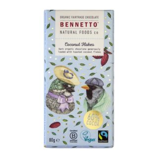 Bennetto Coconut Flakes Chocolate Bar