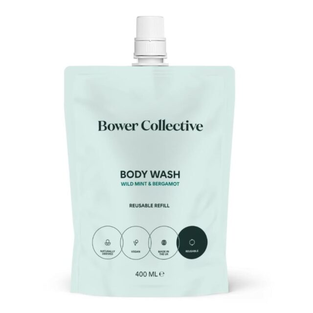 Bower Collective Wild Mint & Bergamot Natural Body Wash Refill