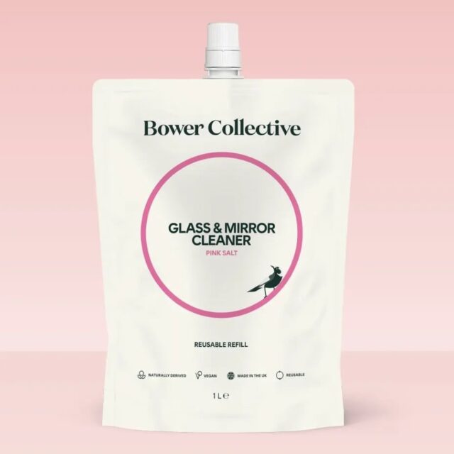Bower Collective Glass & Mirror Cleaner Refill Pink Salt