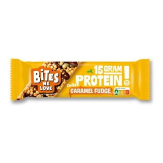 Bites We Love Protein Bar Caramel Fudge