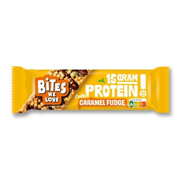 Bites We Love Protein Bar Caramel Fudge