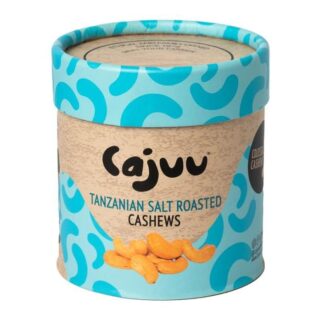 Cajuu Tanzanian Salt Roasted Cashew Nuts Tube