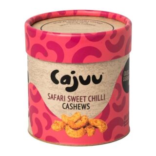 Cajuu Safari Sweet Chilli Cashew Nuts Tube