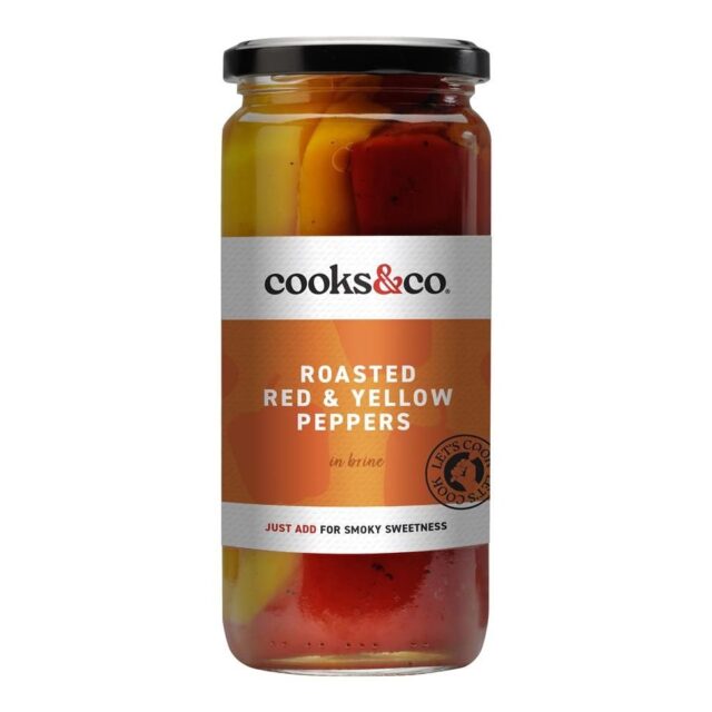 Cooks and Co Roasted Red & Yellow Peppers