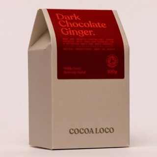 Cocoa Loco Organic Dark Chocolate Ginger
