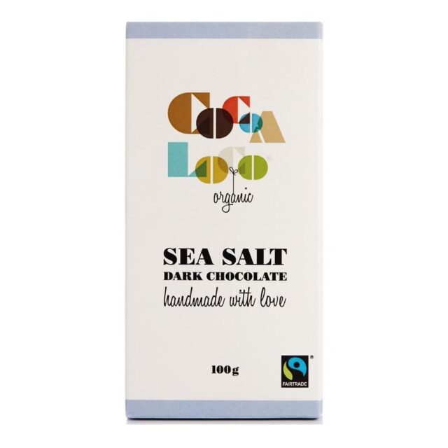 Cocoa Loco Organic 74% Dark Chocolate & Sea Salt Bar