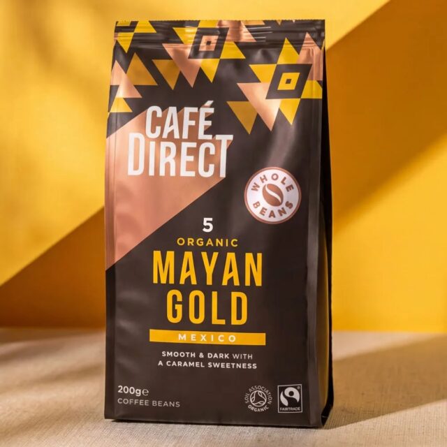 Cafedirect FT Whole Bean Mayan Gold Organic Coffee
