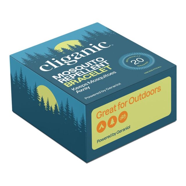 Cliganic Repellent Bands 20 Individual Units EVA Bracelets