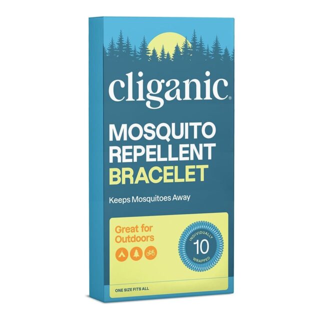 Cliganic Repellent Bands 10 Individual Units EVA Bracelets