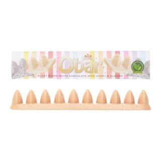 Catherine's Originals O'bar Vegan White Chocolates - Crunchy Almond and H*ney