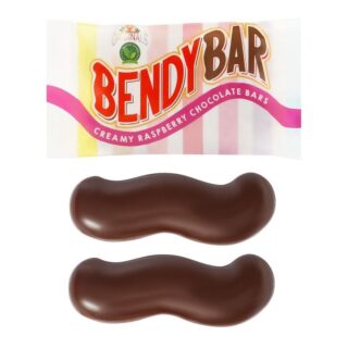 Catherine's Originals Bendy Bar - Twin Pack Vegan Chocolate Bars Creamy Raspberry