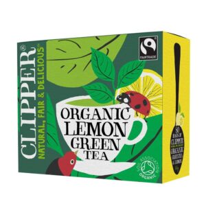 Clipper Organic Green & Lemon 80 Teabags