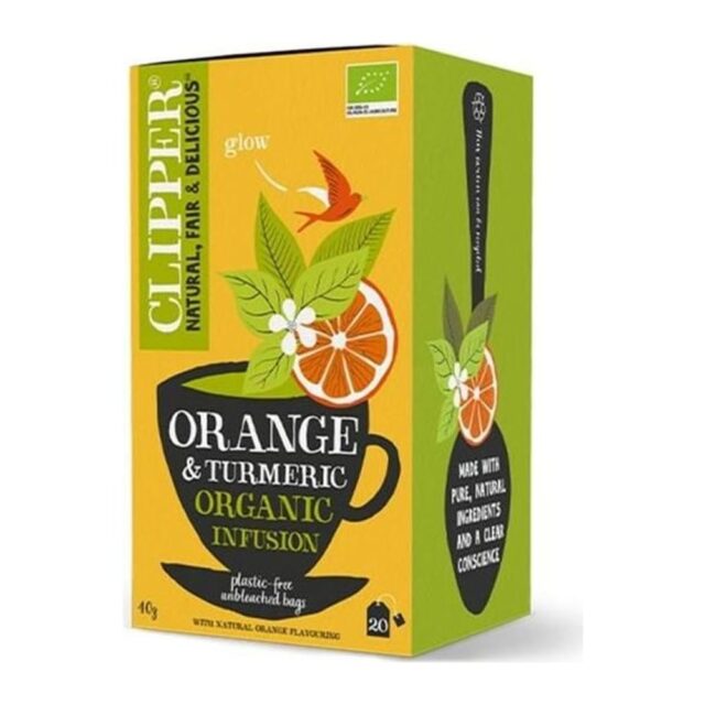 Clipper Orange and Turmeric Organic Infusion