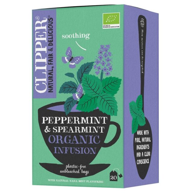 Clipper Organic Peppermint and Spearmint Infusion