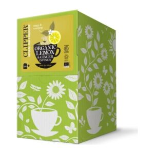 Clipper Organic Lemon and Ginger Infusion 250 Bag