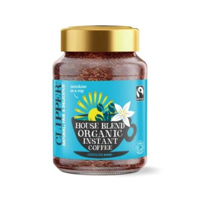 Clipper FairTrade Organic Medium Roast Instant Coffee