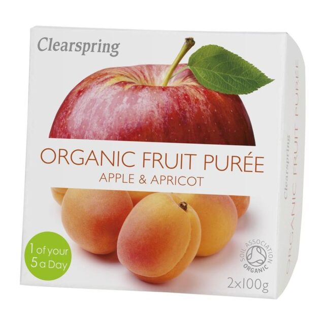 Clearspring Fruit Puree Apple and Apricot 2 X