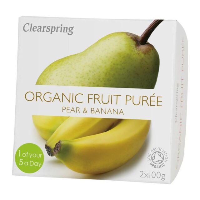 Clearspring Fruit Puree Pear and Banana 2 X