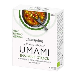 Clearspring Organic Japanese Umami Instant Stock 4 x