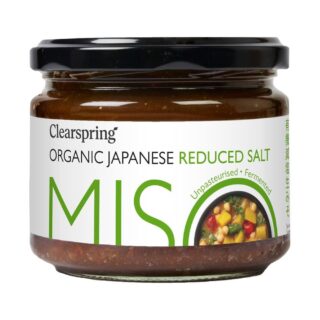 Clearspring Organic Japanese Reduced Salt Miso Jar (unpasteurised)