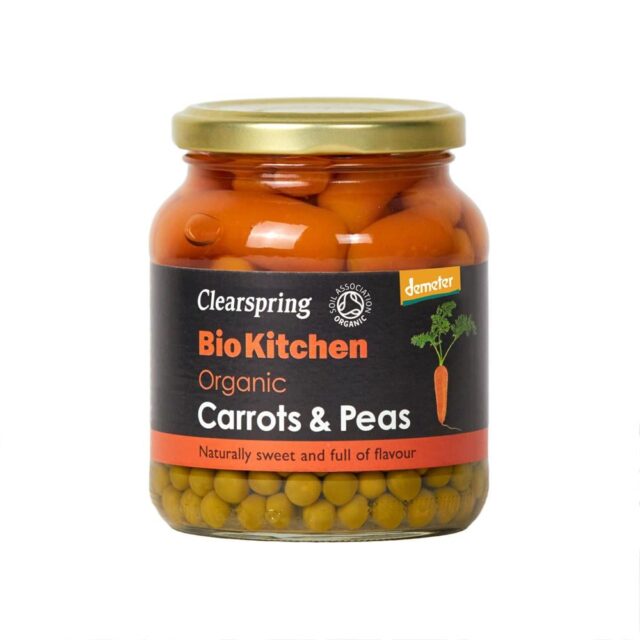 Clearspring Bio Kitchen Organic Carrots & Peas