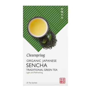 Clearspring Organic Japanese Green Tea Sencha Tea Bags/Box