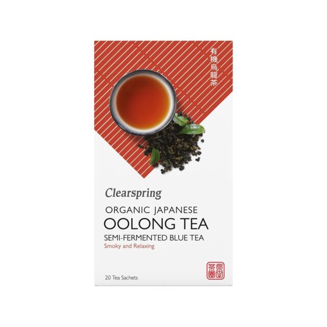 Clearspring Organic Japanese Oolong Tea Semi-Fermented Blue