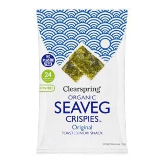 Clearspring Organic Seaveg Crispies Original 4g (TRAYLESS)