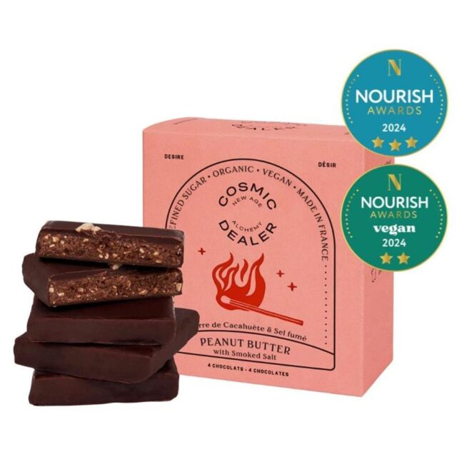 Cosmic Dealer Mini Chocolate Box Peanut butter - Box of 4 Organic Bites