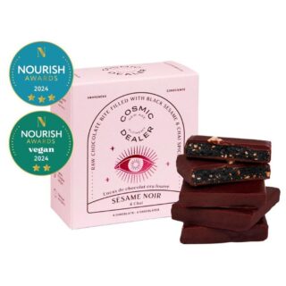 Cosmic Dealer Mini Chocolate Box Black Sesame Chai - Box of 4 Bites