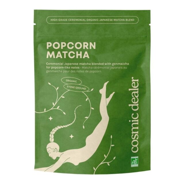 Cosmic Dealer Popcorn Matcha - Genmaicha and Ceremonial-Grade Matcha