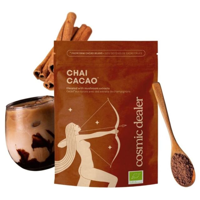 Cosmic Dealer Cacao Chai - Chai Drinking Chocolate Organic with Mushrooms