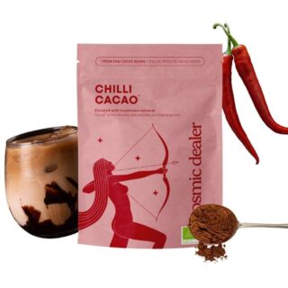 Cosmic Dealer Chilli Drinking Chocolate Organic Raw Reishi Lion's Mane
