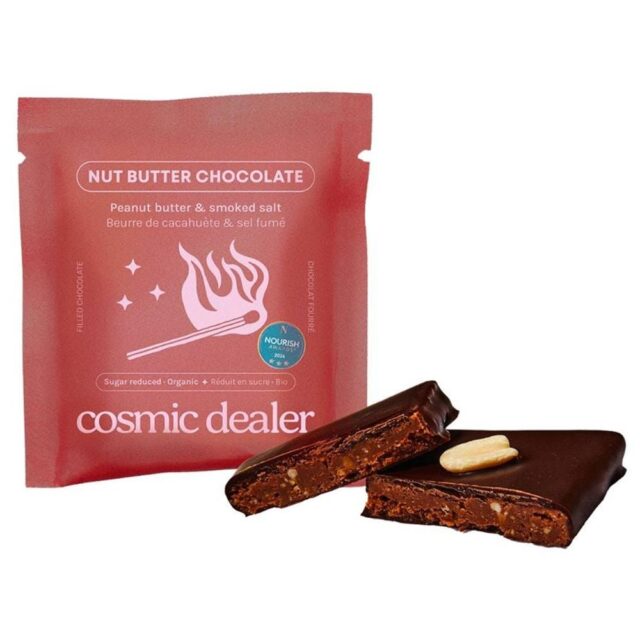Cosmic Dealer Peanut Butter & Salt Chocolate Bite Organic Sugar Reduced
