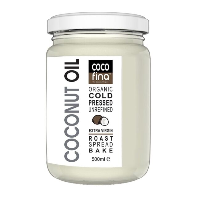 Cocofina Organic Virgin Coconut Oil in 500ml Glass Jar