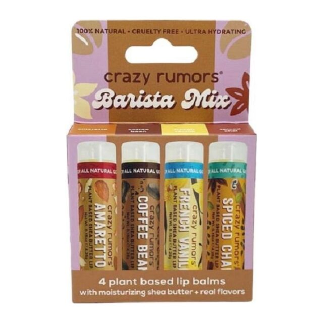 Crazy Rumors Barista Mix Lip Balms (4 Pack)