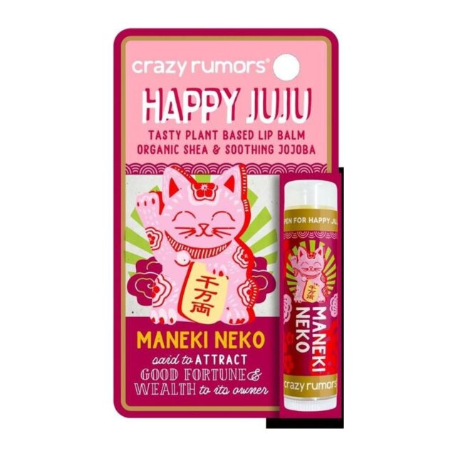 Crazy Rumors Maneki Neko Lucky Cat Lip Balm