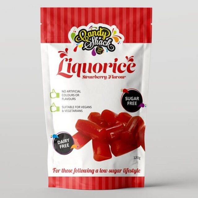Candy Shack Sugar Free Strawberry Liquorice