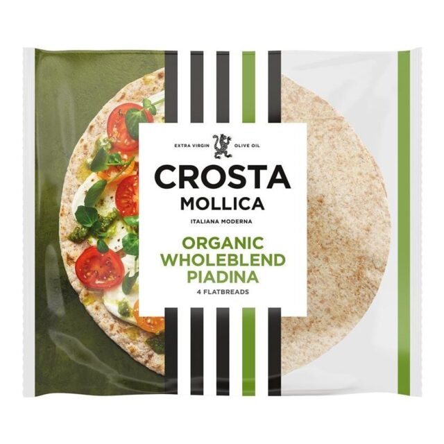 Crosta Mollica Organic Wholeblend Piadina Flatbread