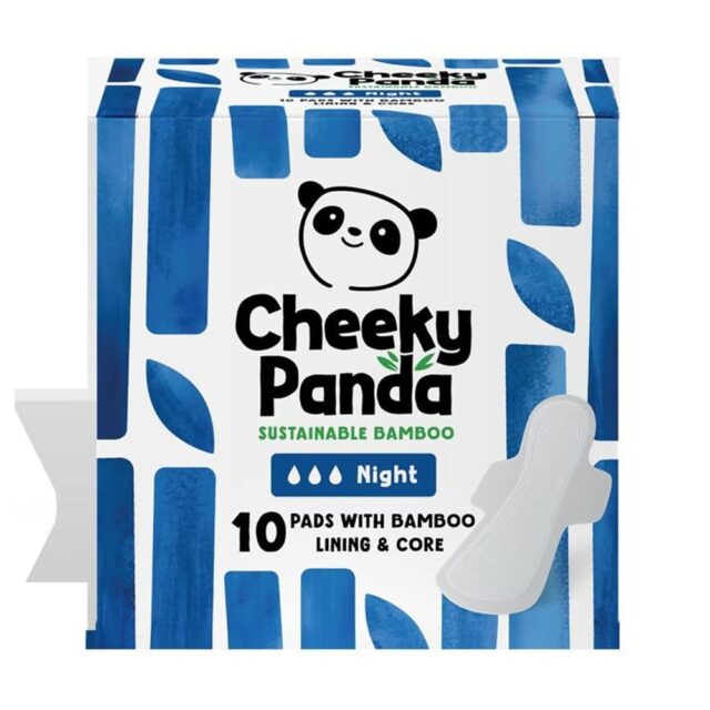 Cheeky Panda Biodegradable Bamboo Liner and Core Night Pads