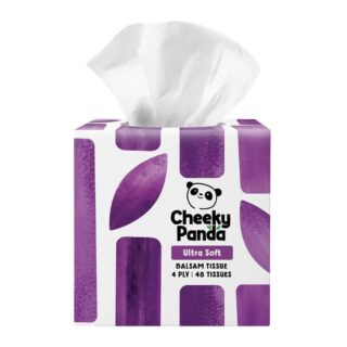 Cheeky Panda Balsam 4ply Facial Tissue Cube 48s