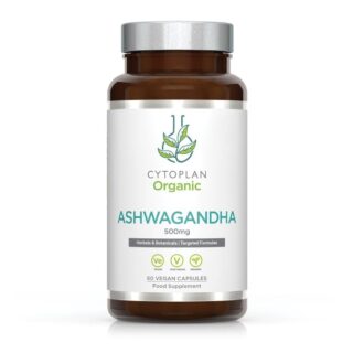Cytoplan Organic Ashwagandha 500mg