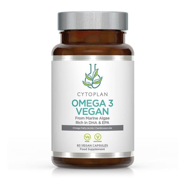 Cytoplan Omega 3 Vegan From Marine Algae - Rich in DHA & EPA
